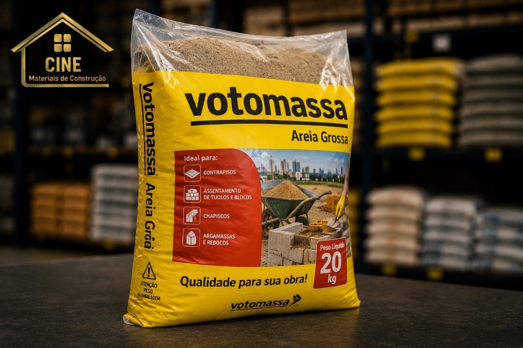 Saco de areia grossa de 20kg